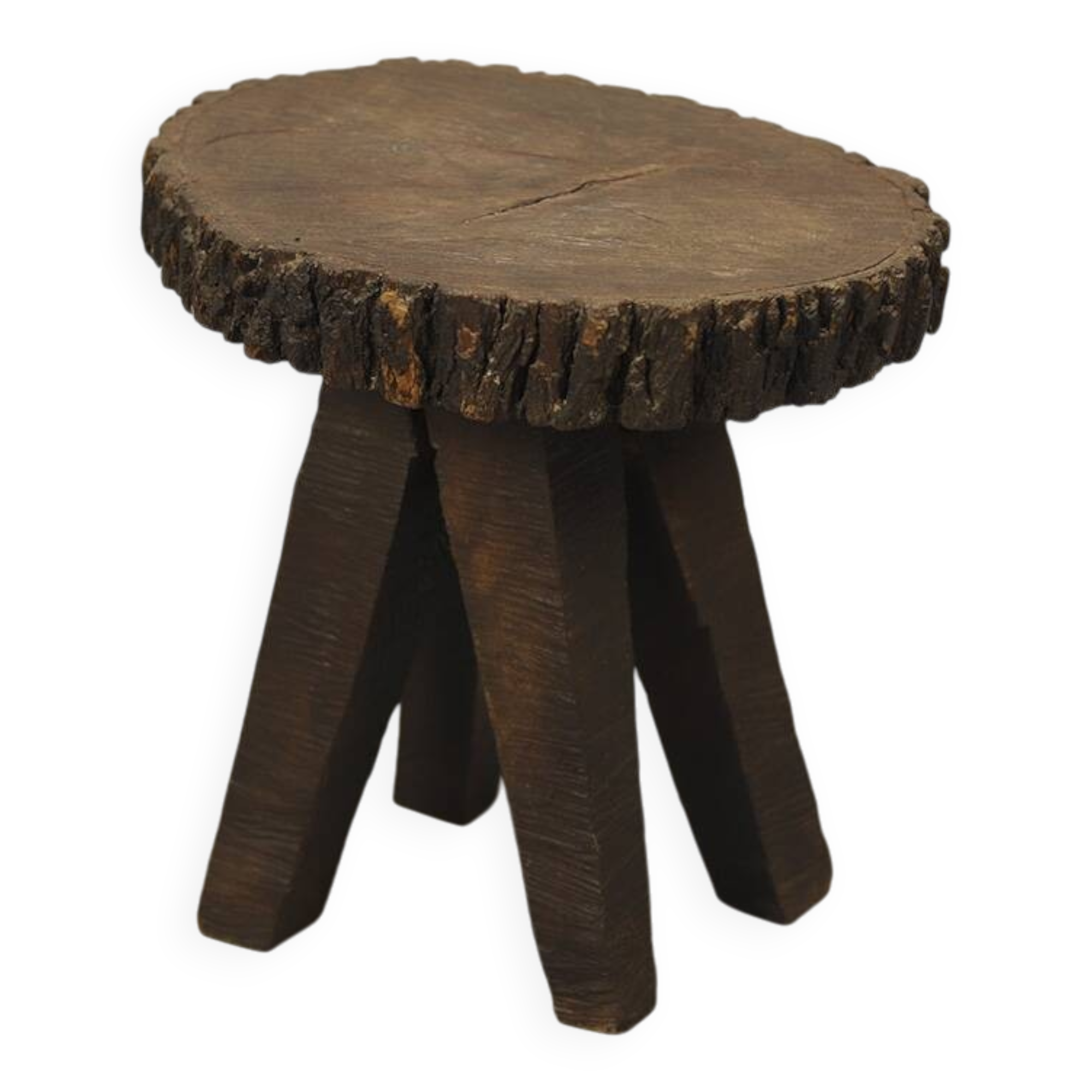 Old Wabi Sabi Primitive side table