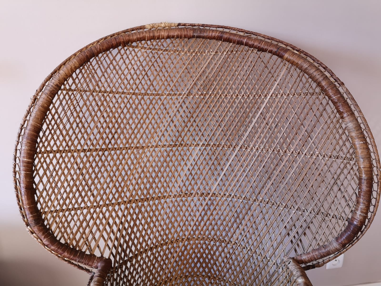 Fauteuil Emmanuelle peacock