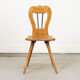 Chaise primitive de montagne antique du 19ème siècle