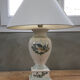 Antique lamp foot in Moustiers porcelain