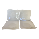 4 assiettes New wave villeroy et boch