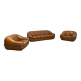 Burov leather living room set