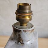 Table lamp in glazed stoneware