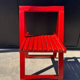 Aldo Jacober folding chairs from the 1970s.