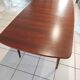 Extendable dining table in vintage Rio Rosewood 1960s