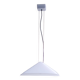 Large pyramid pendant iGuzzini - adjustable height, plexiglass, Italy 1980