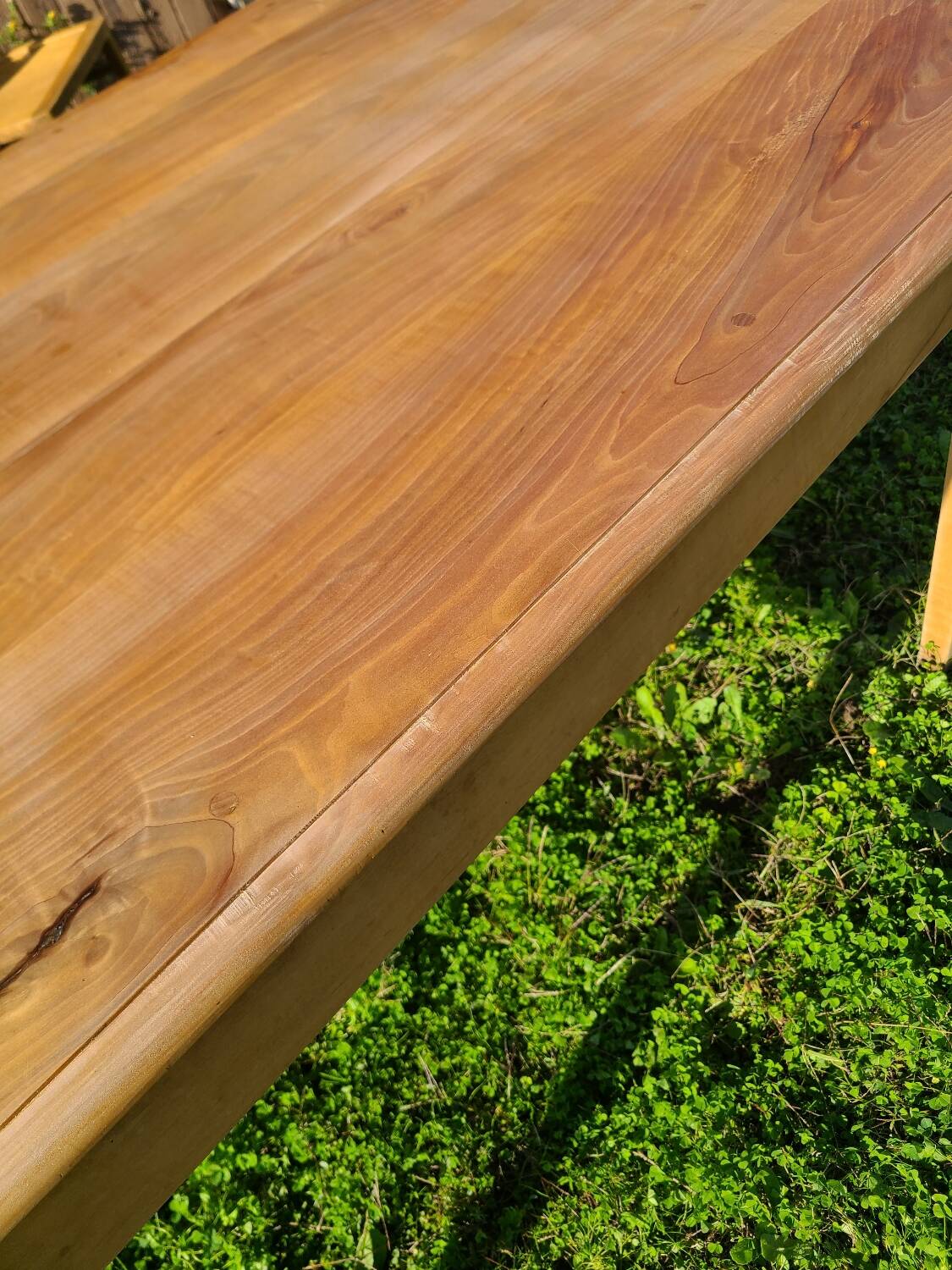 Cherry wood farmhouse table circa 1930
