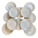 Set of 12 opaque porcelain plates Digoin and Sarreguemines