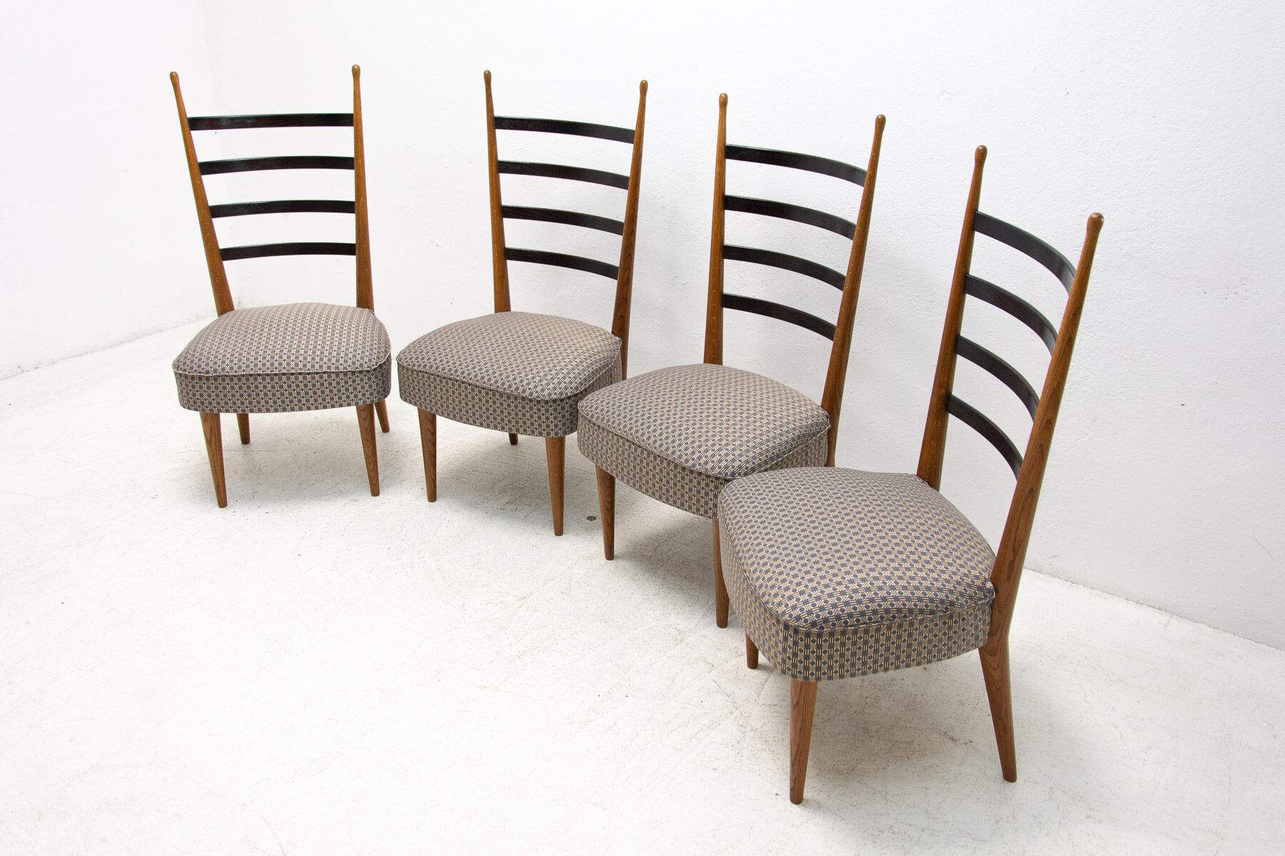 Chaises de salle à manger par Josef Pehr, Tchécoslovaquie, années 1940