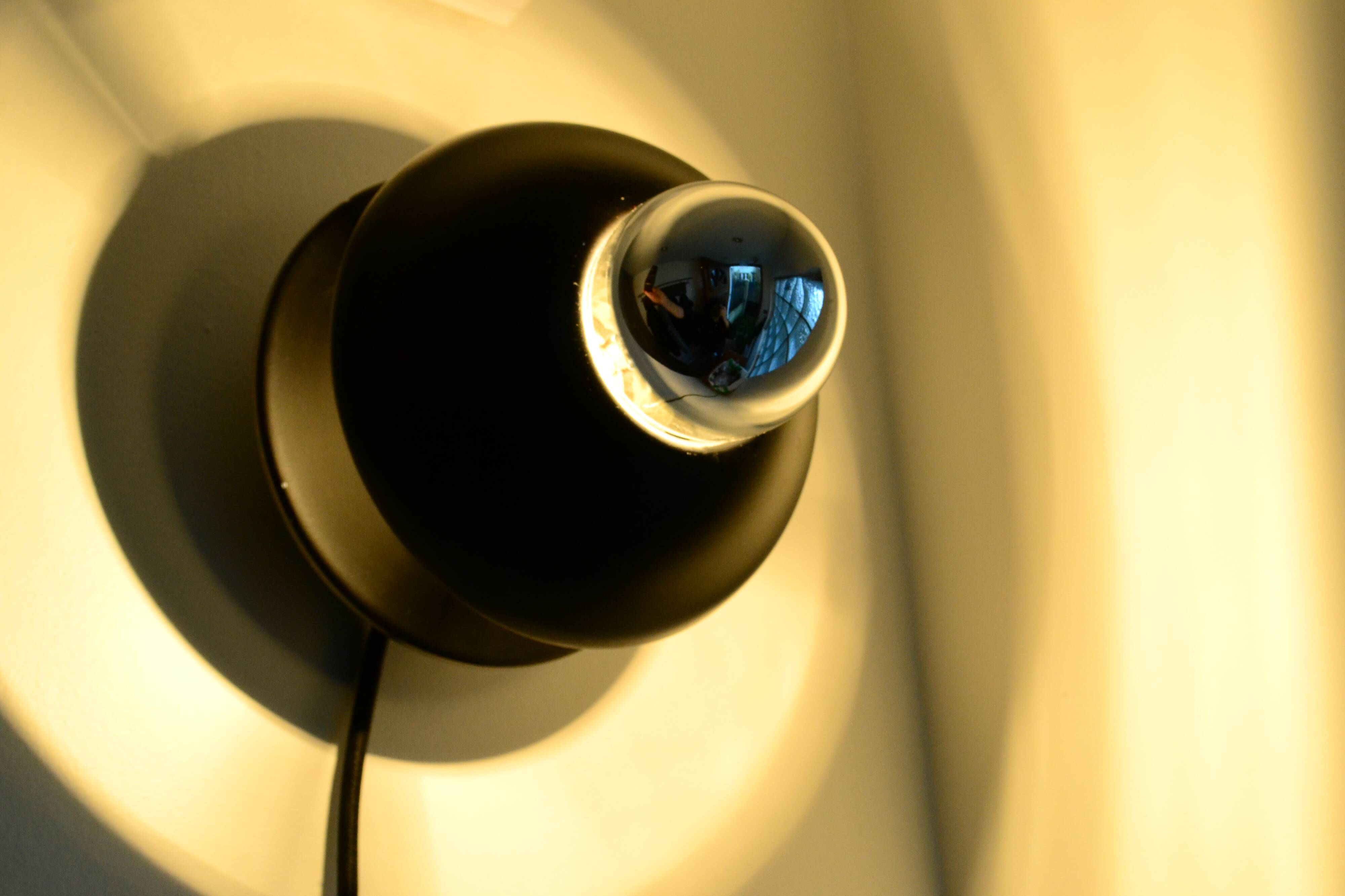 70s modernist lamp Klaus Hampel by Kaiser Leuchten