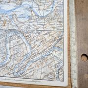 La Seine et son embouchure, carte originale imprimée en 1902