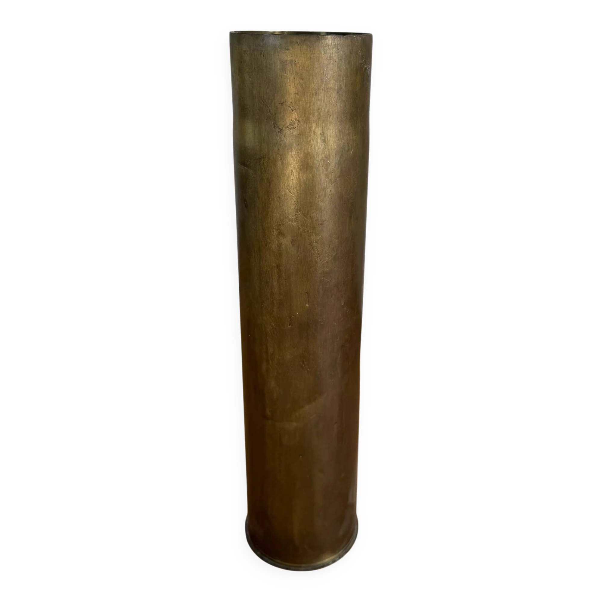 Vintage shell casing vase