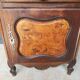 Standing man Louis XV in walnut and ash burl