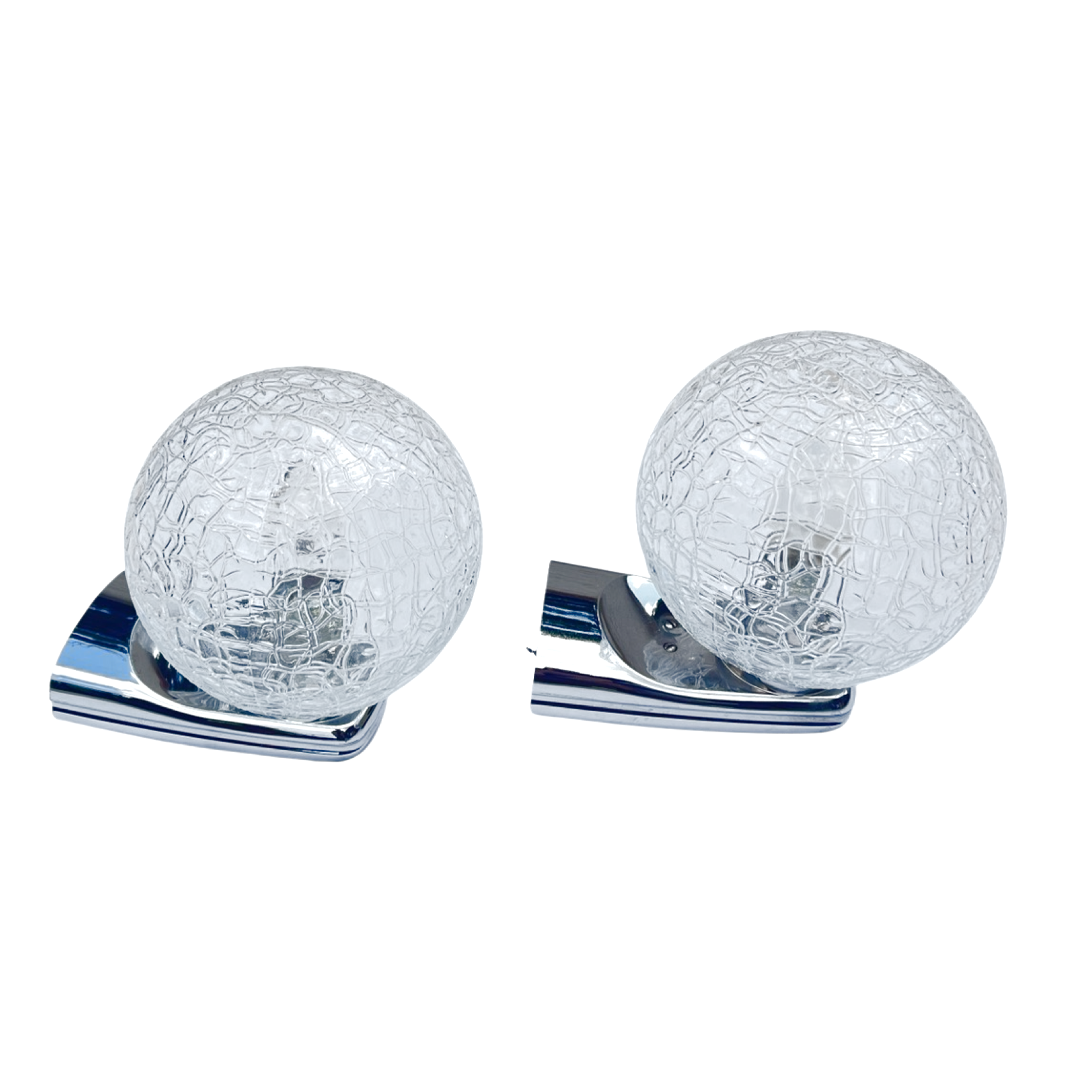 Pair of DusselPlastic wall lamps Germany, 1980s