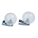 Pair of DusselPlastic wall lamps Germany, 1980s