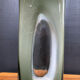 Space Age vase in double-layered smoked and white glass.