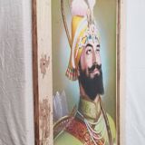 Old lithograph signed by Guru Govind Singh
