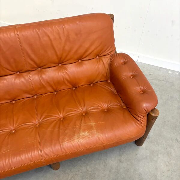 Fauteuils lounge vintage de style brutaliste brésilien, années 1960