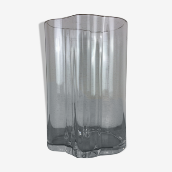 Vase Orrefors in crystal 27 cm, Scandinavian