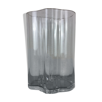 Vase Orrefors en cristal 27 cm, scandinave