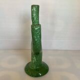 Handcrafted green cactus candle holders