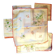 Set of 6 square table napkins
