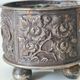 Antique silver-plated metal jewelry box – South Asian crafts – circa 1950