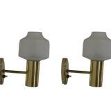 Set of Two Wall Lamps, Denmark, 1970s