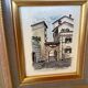 Watercolour painting signed village view