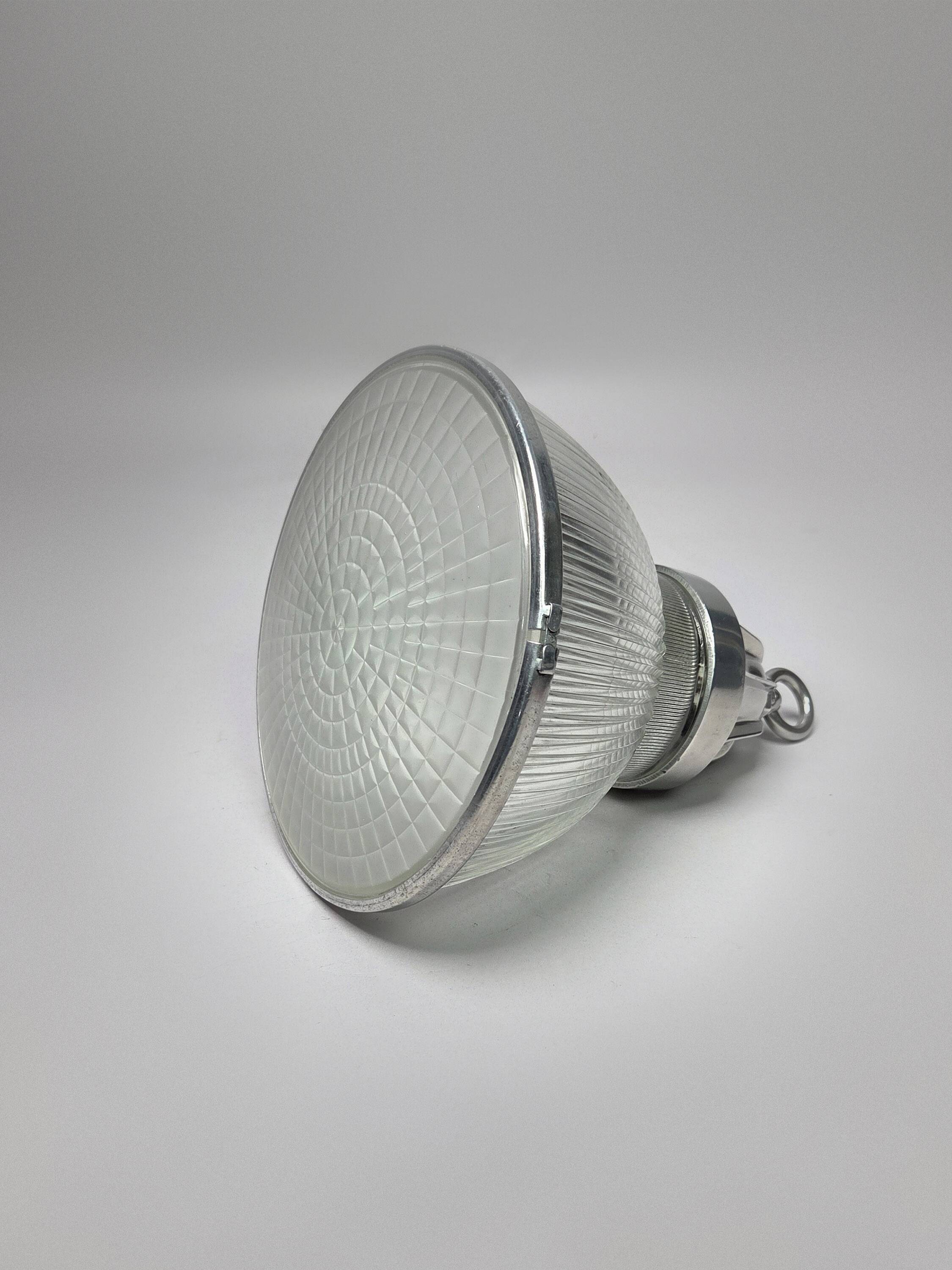Holophane industrial lamp.