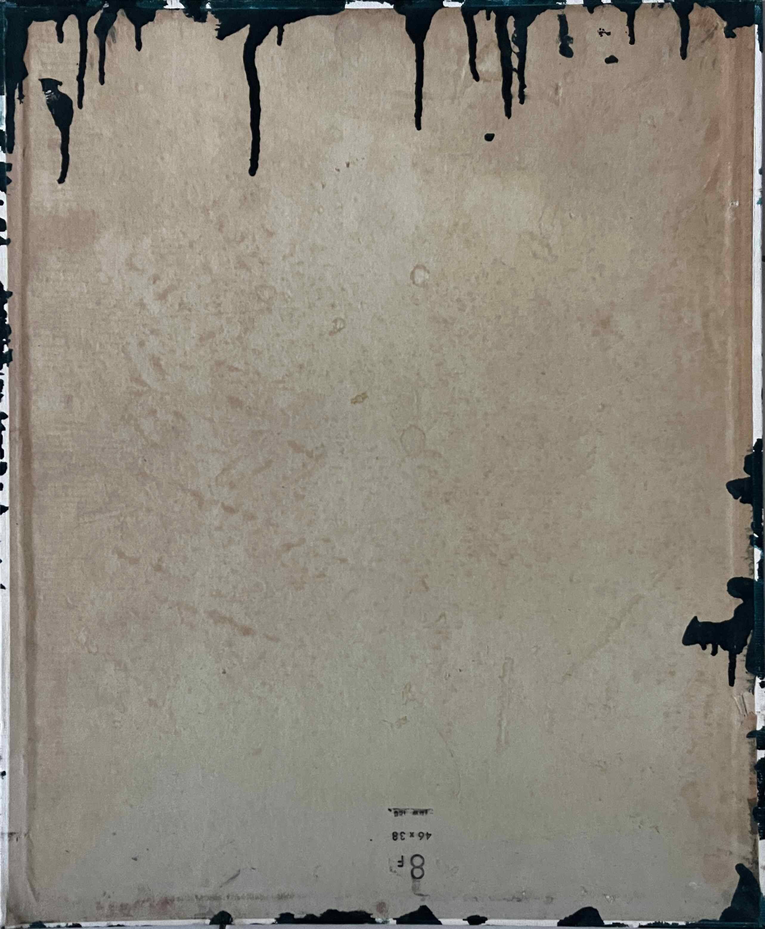 HST/P painting "Flamenco Dancer" signed (to be deciphered)