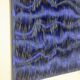 Tableau texturé contemporain Bleu imprimé  Ref cobalt