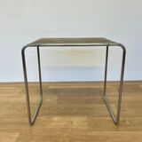 Bauhaus chrome nesting or side table by Marcel Breuer for Mucke Melder, 1930s
