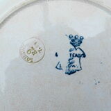 Ravier and two Longwy plates