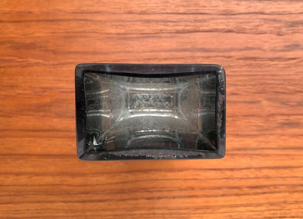 Mid-Century Vase in German Glass Block, 1960s