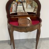 Dressing table half-moon marquetry
