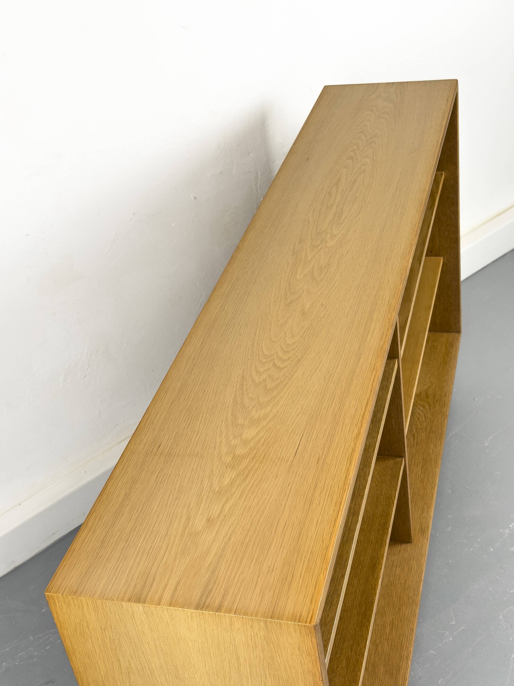 Vintage Oak Book Shelf from Wk Möbel, 1970s