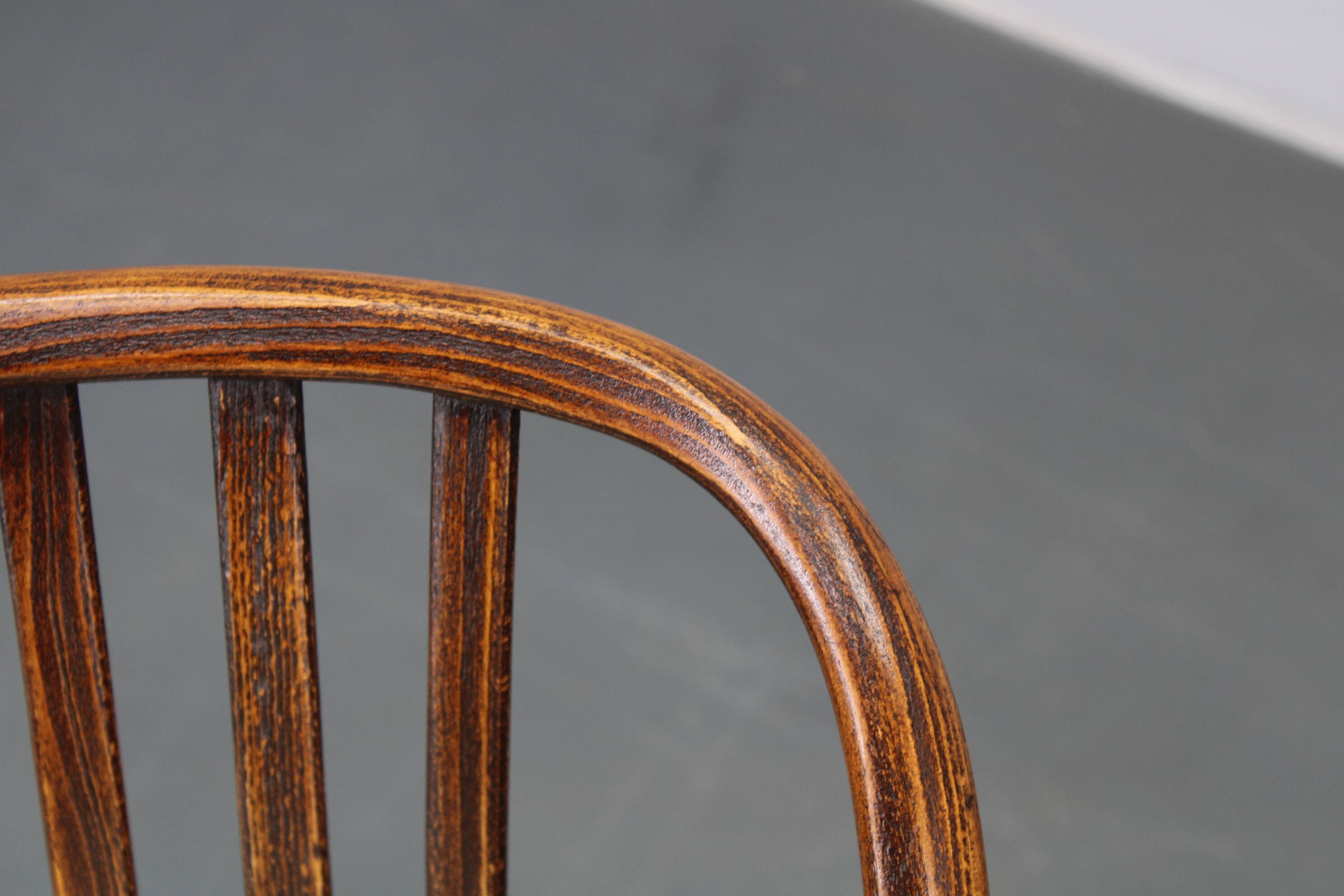 1960s Antonin Suman Set of Six Beech Dining Chairs, Restored