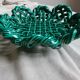 Vintage fruit basket in braided ceramic