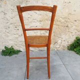 Chaise bistrot assise décorée