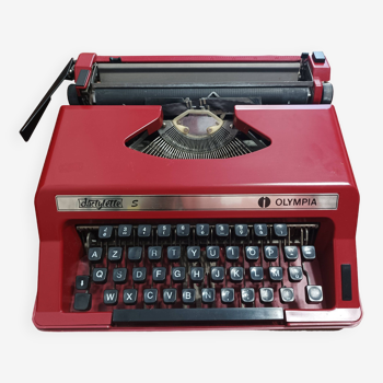Machine à écrire Olympia Dactylette S Grenat