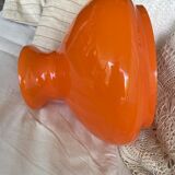 Vintage globe in orange opaline