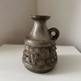Vintage stoneware vase by VBE Strehla, Germany