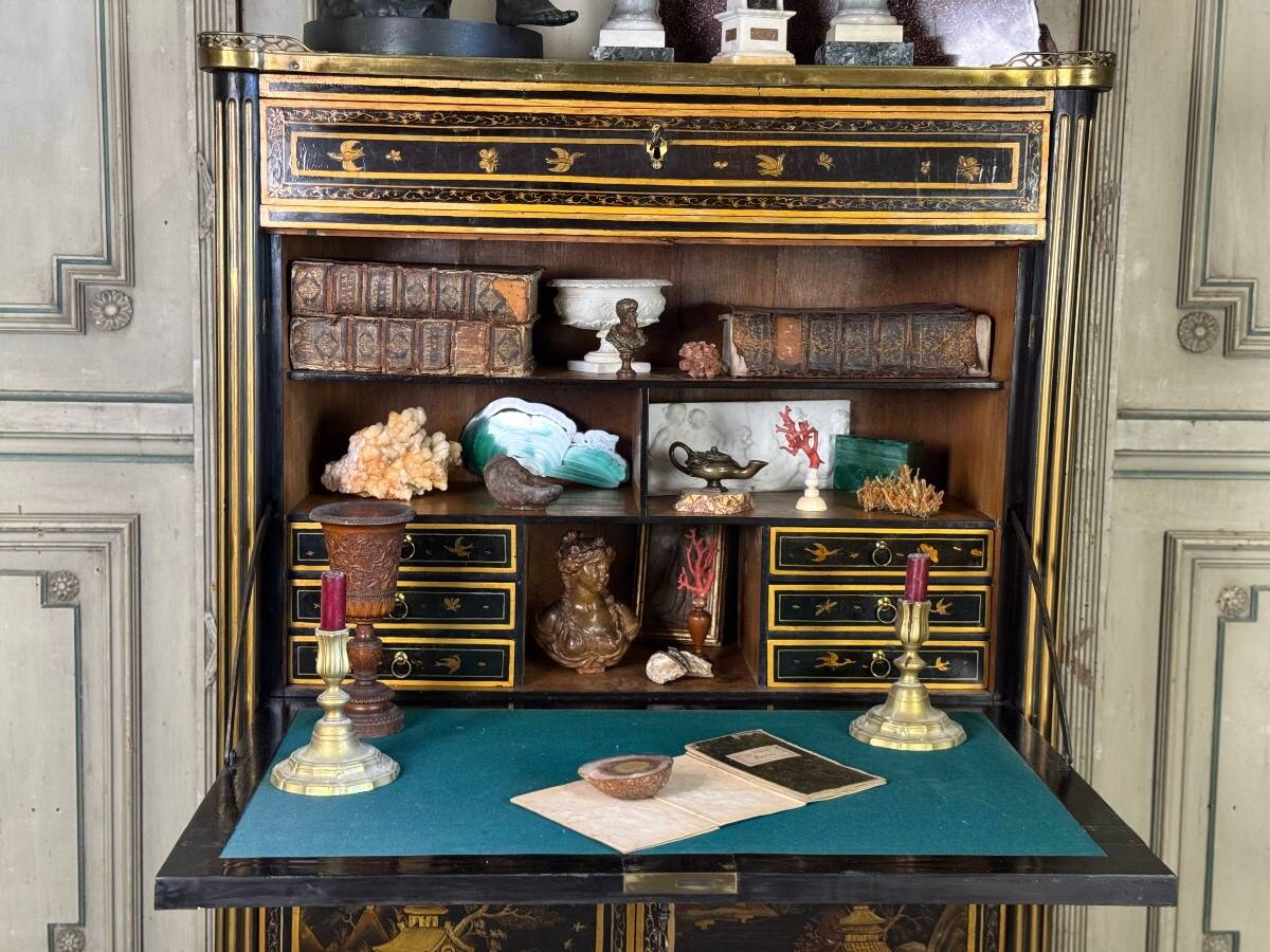 Louis XVI Lacquered Secretary, Late 18th Century