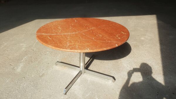Table de salle à manger ronde roche bobois 1970