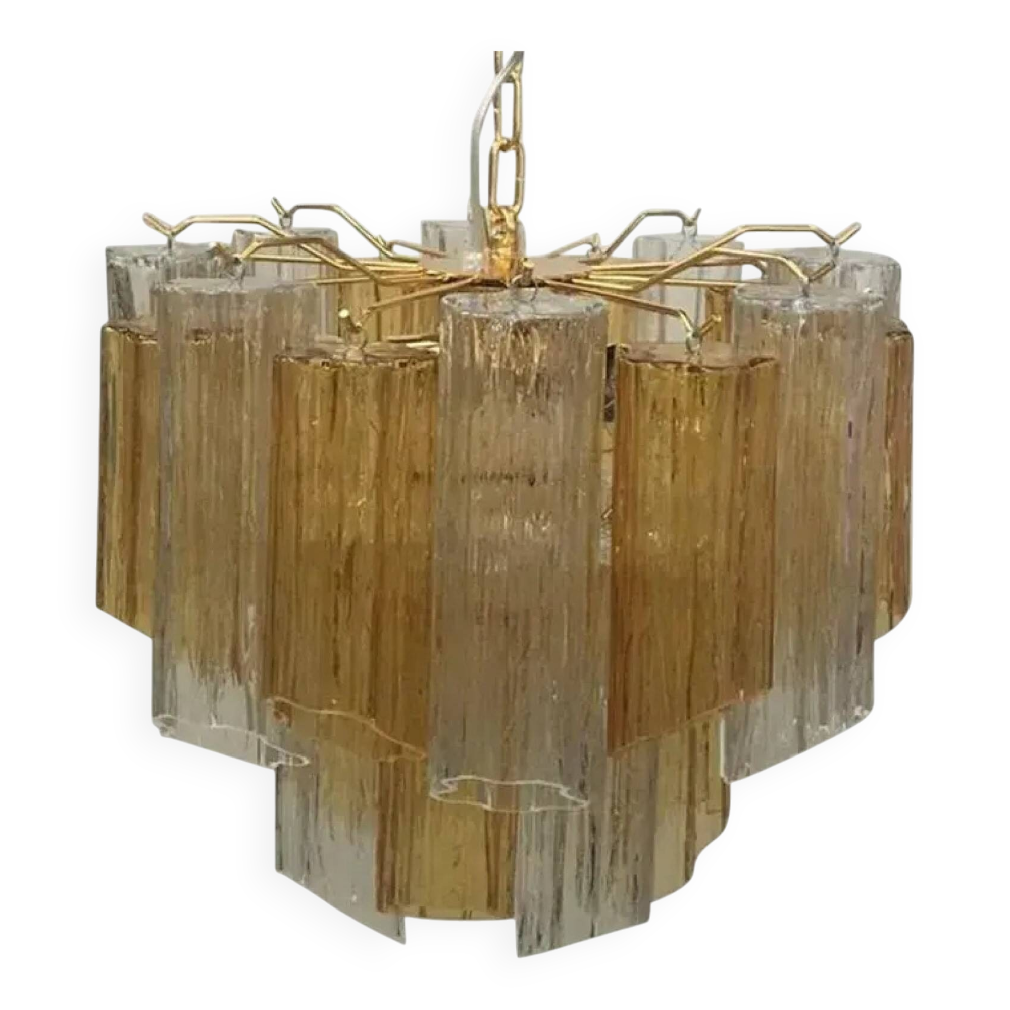 Striking Contemporary Murano Glass Sputnik Chandelier in Multicolour