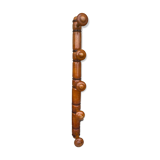 Bamboo coat rack with 5 hooks