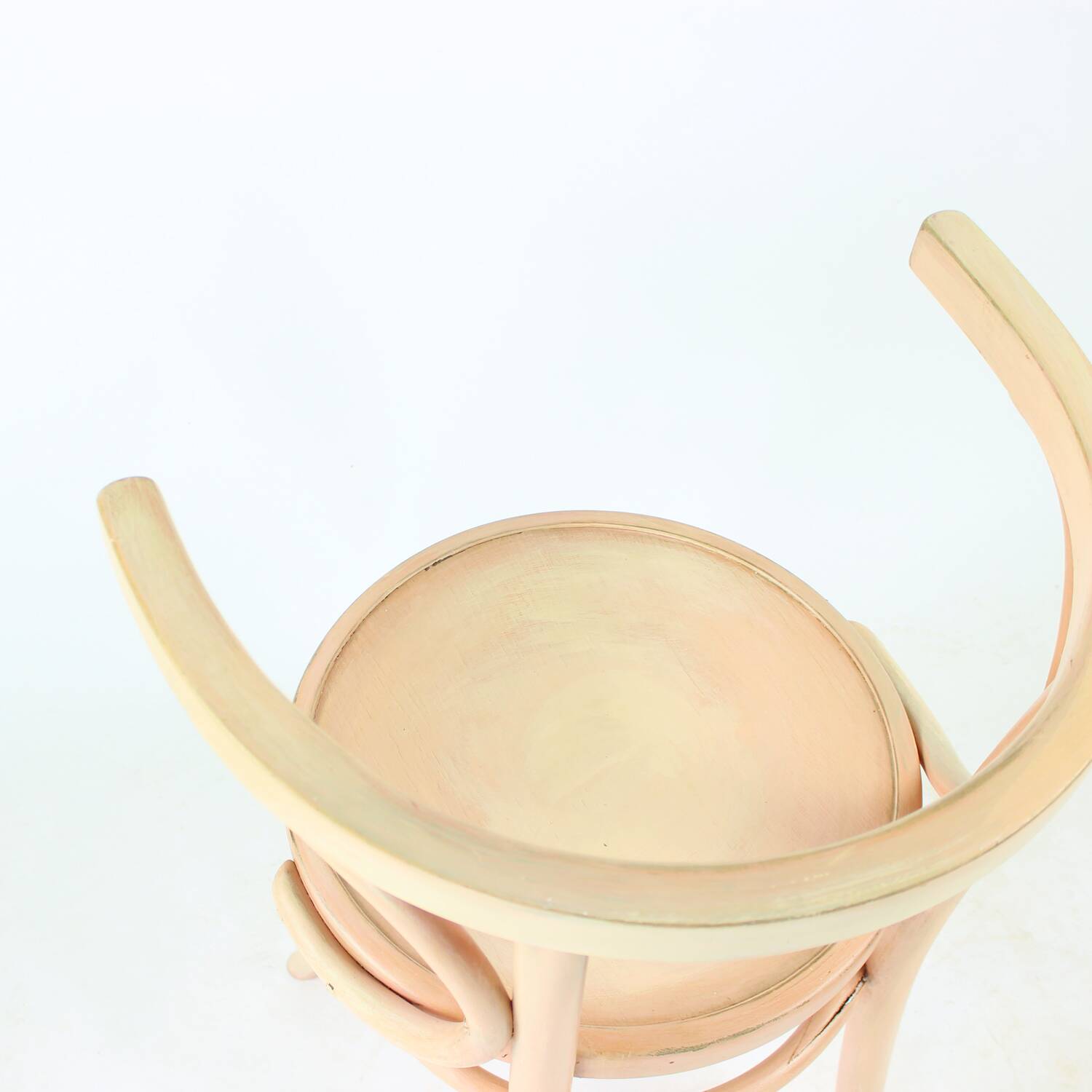 Vintage Bistro Chair in Pink, Czechoslovakia 1950s