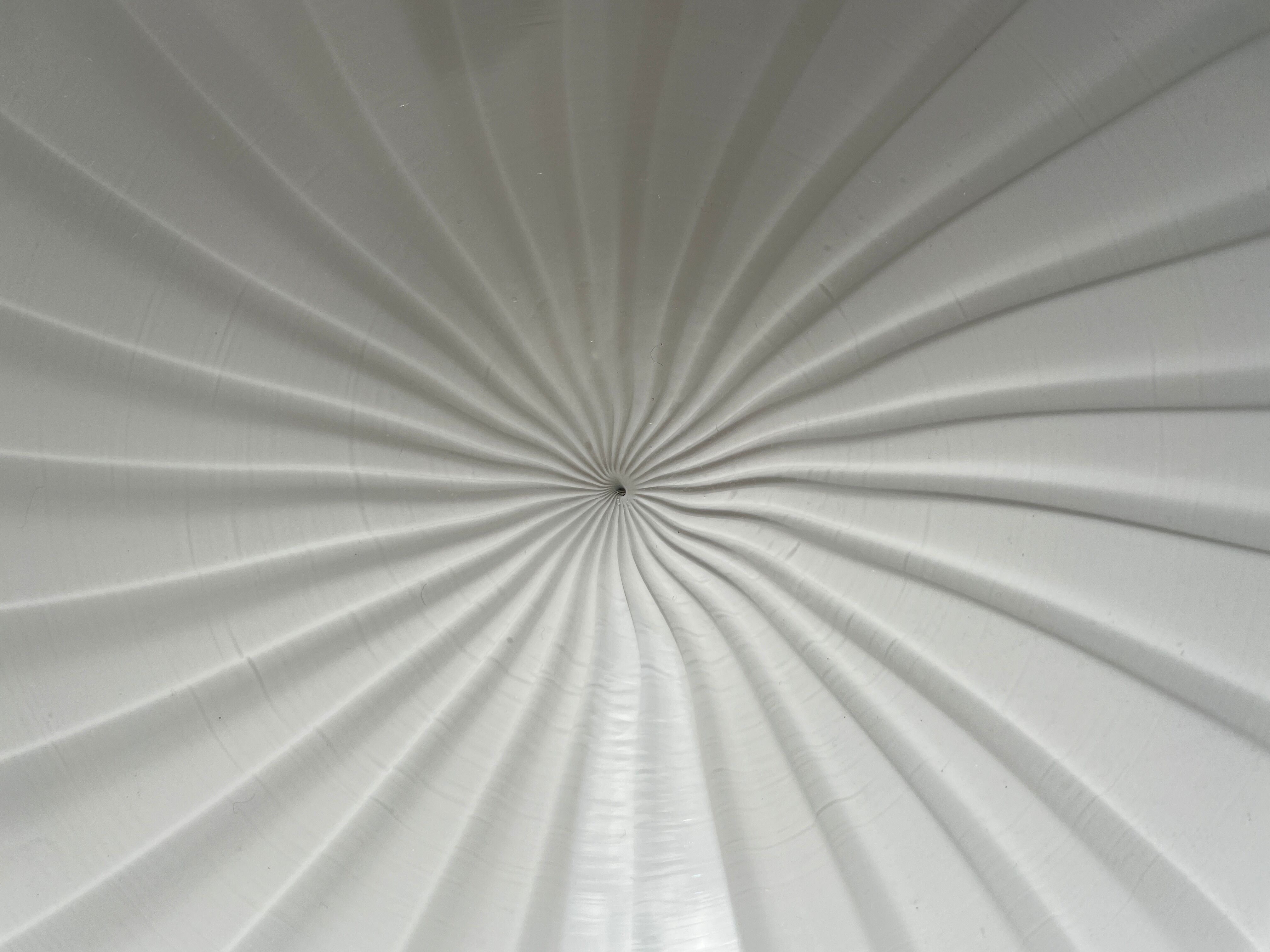 White Murano glass lamp