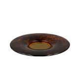 Hollywood regency brass and tortoiseshell lucite tray, Guzzini Italy 1970s